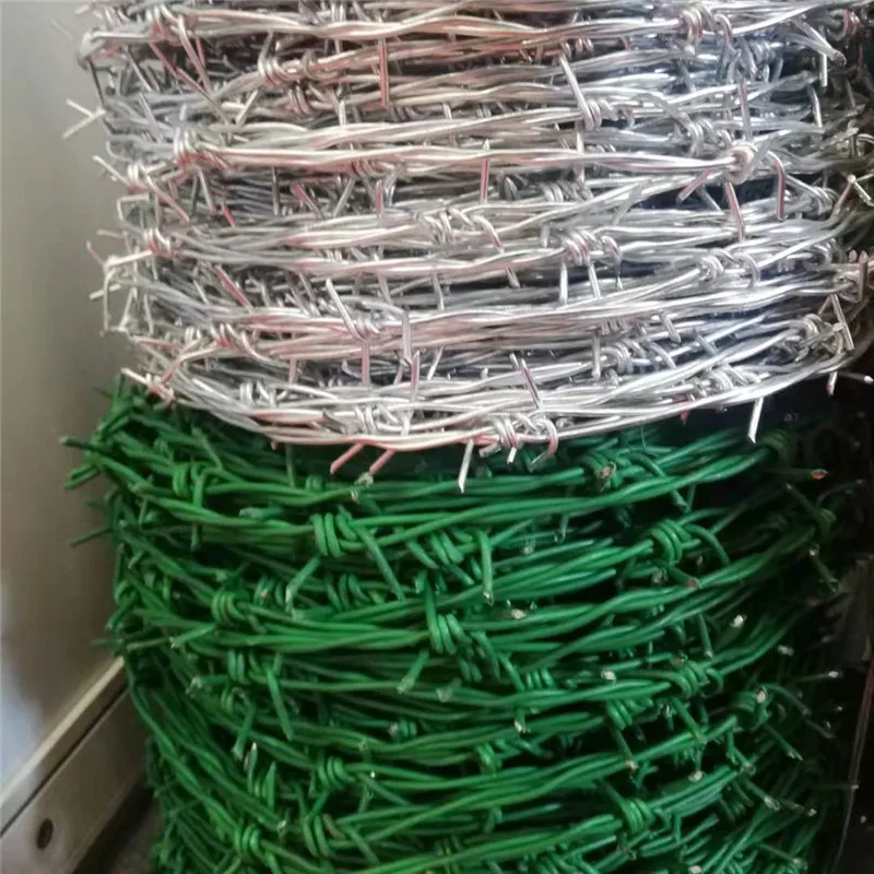 Barbed wire roller 12.5 gauge raw material barbed wire roll