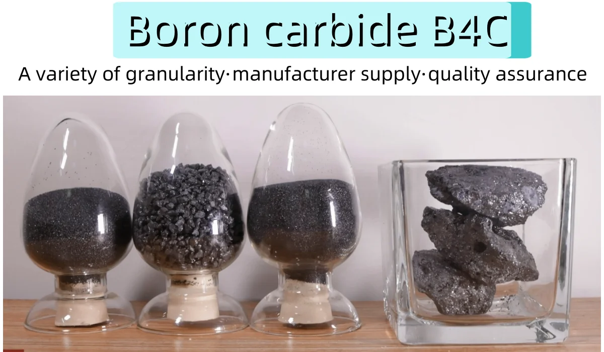 Super Hard Sprayed Spherical Boron Carbide For Sand Blasting B4C Powder