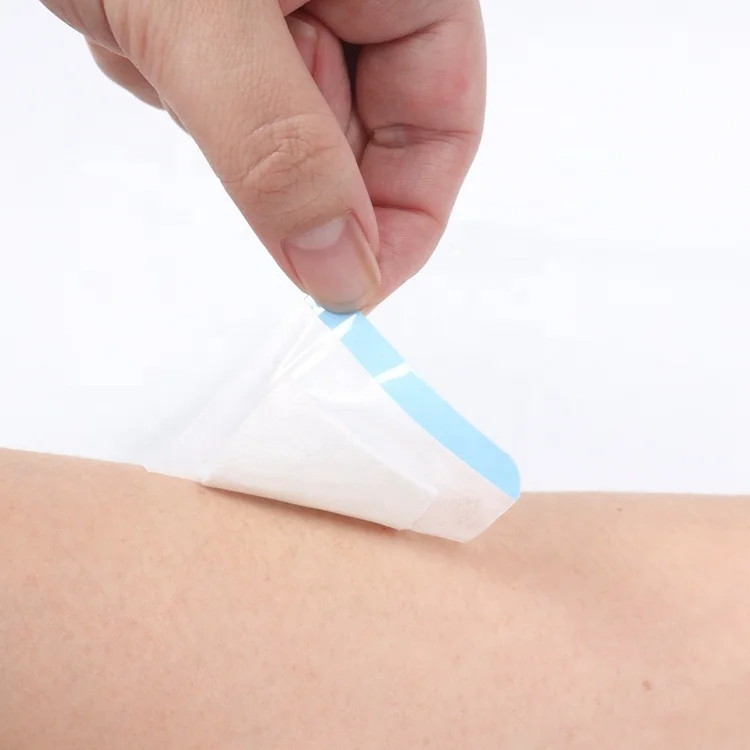 Hot sale medical transparent disposable wound umbilical film dressing for baby navel