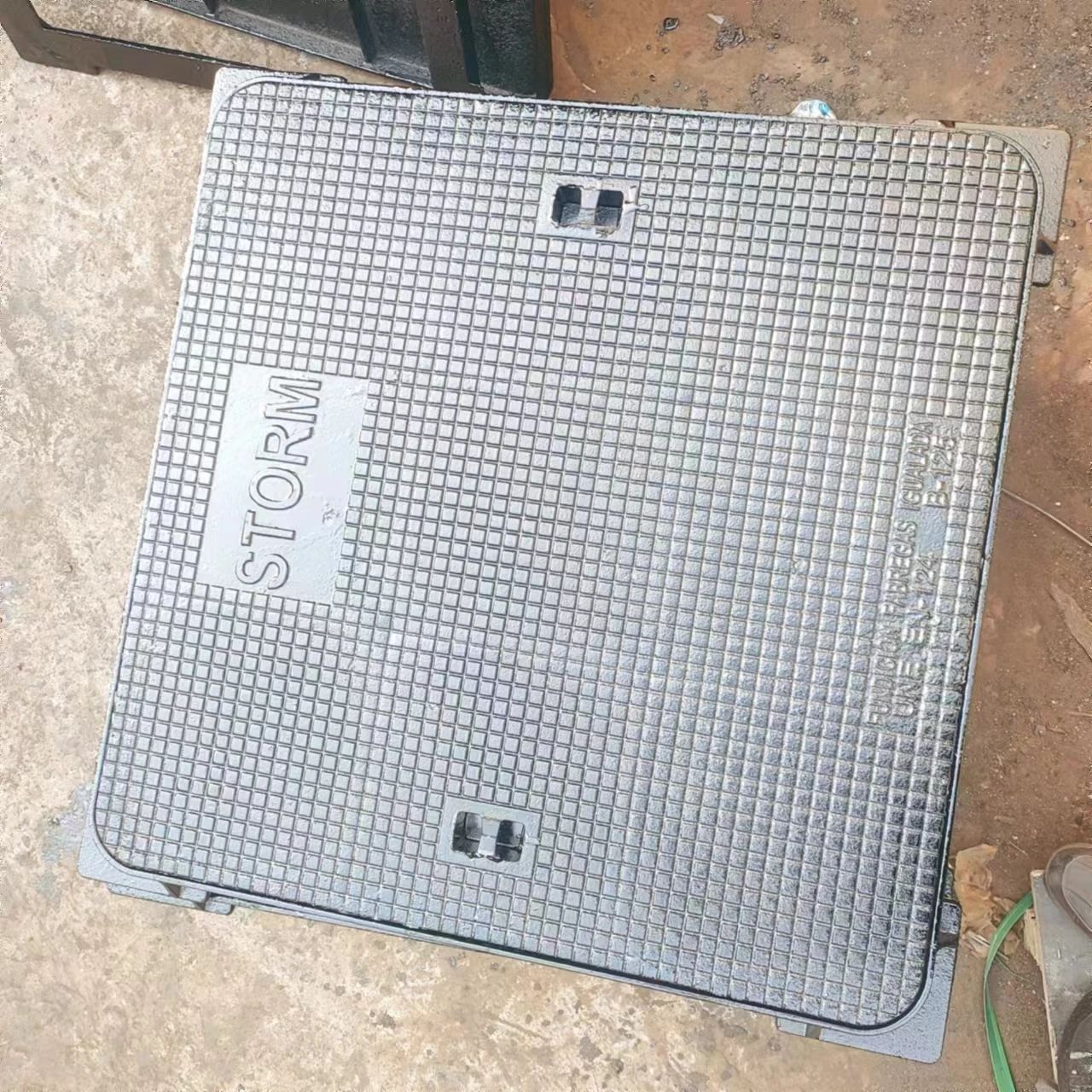 Ductile Cast Iron Square Manhole Cover/spheroidal graphite cast iron Manhole/Nodular Cast Iron Manhole Cover