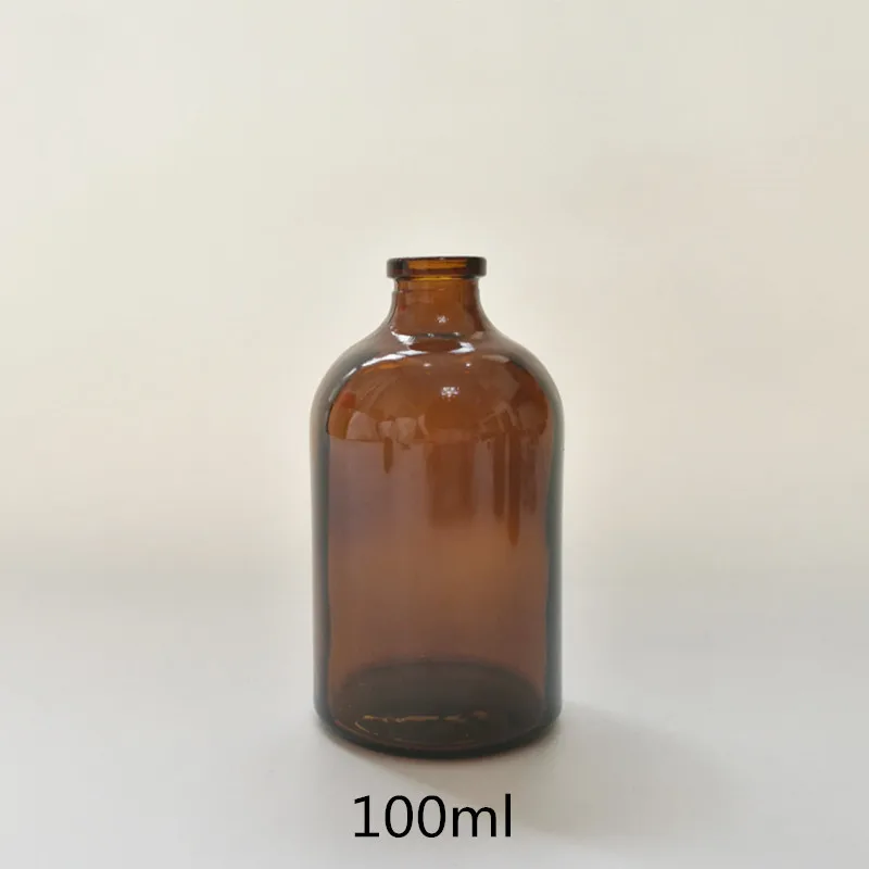 
Pharmaceutical injection glass vials bottle 100ml for glass medical vial 