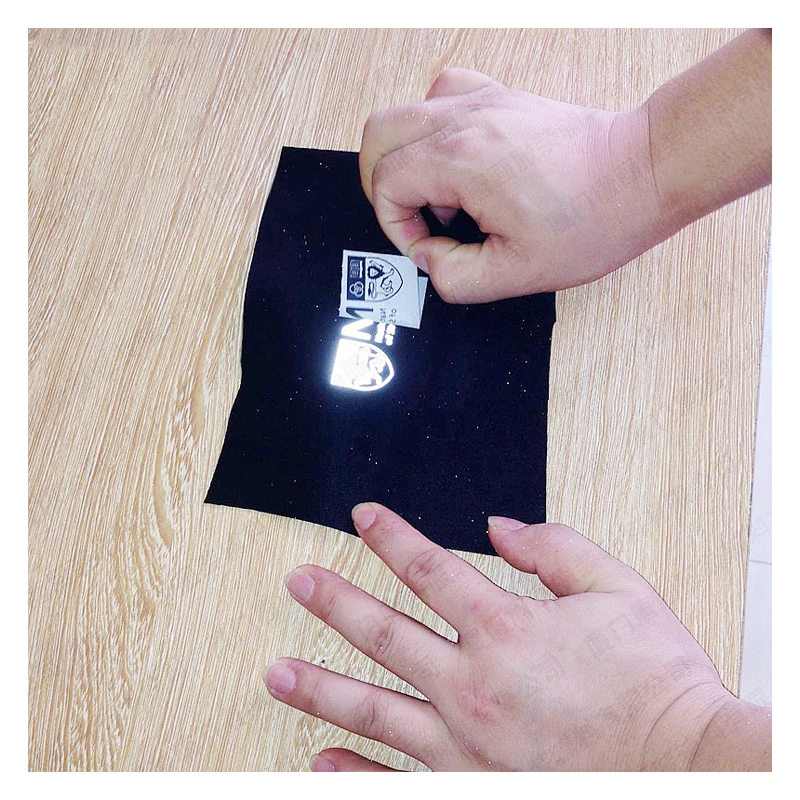 Hot Sale Rainbow reflective heat transfer vinyl for T- shirt logo