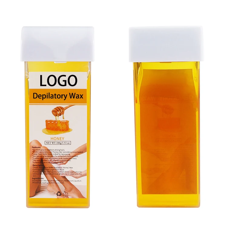 Частный ярлык природных, Накручивающийся депилятор для восковой депиляции, картридж для безболезненного удаления волос Горячая депиляционный подогреватель воском 16 видов