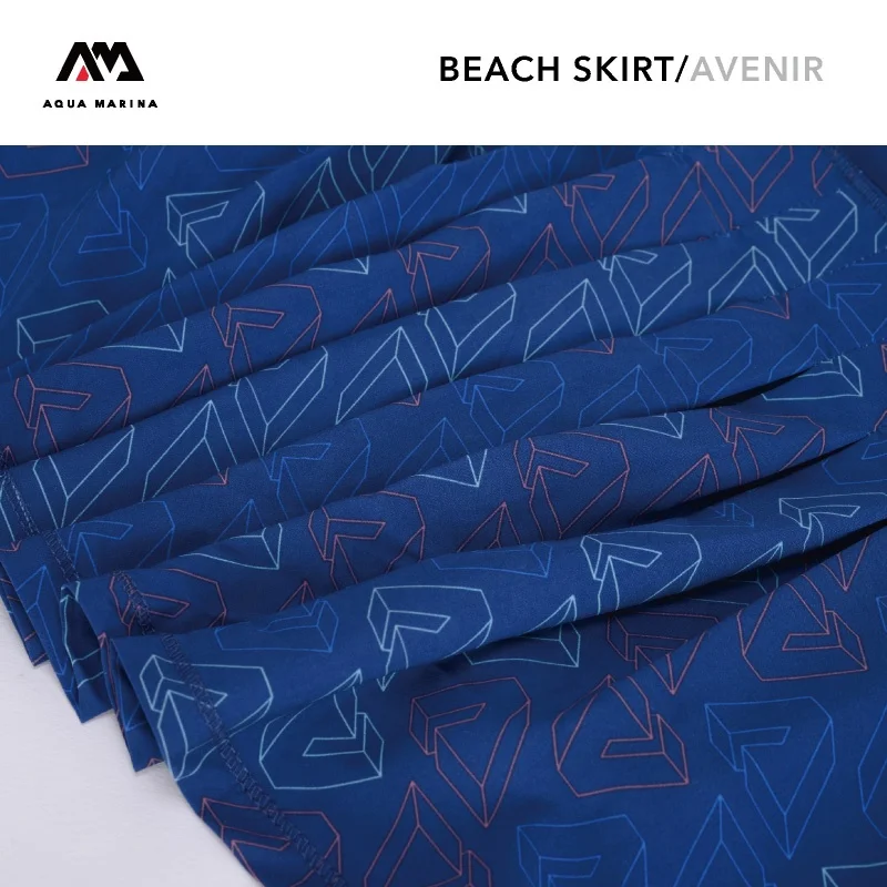 Женская водонепроницаемая пляжная юбка из полиэстера с принтом