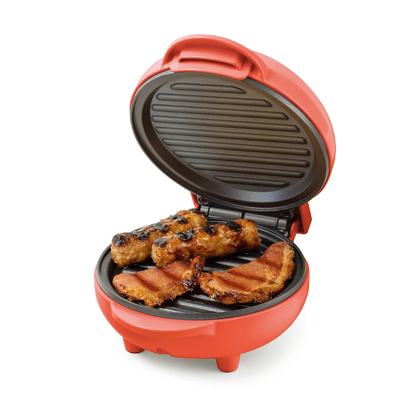 4 in 1 Mini Waffle Maker with Removable Plates Mini Pancake Donut Heart Shape Waffle Maker and Small Waffle Maker