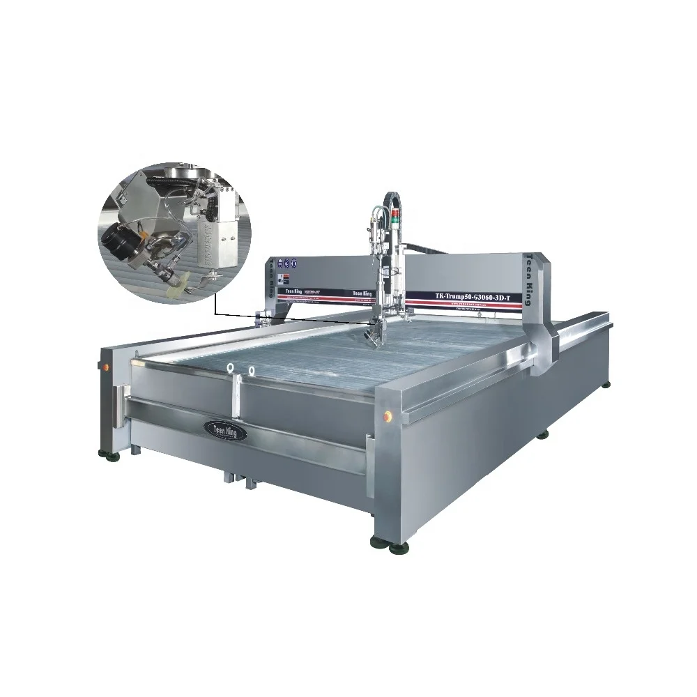 5 Axis small waterjet machine for ceramic and stone cutting