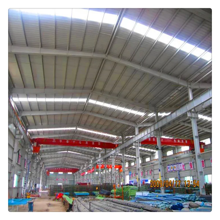 Light Metal Building Construction Gable Frame Prefabricated Industrial Steel Structure low cost warehouse factory design