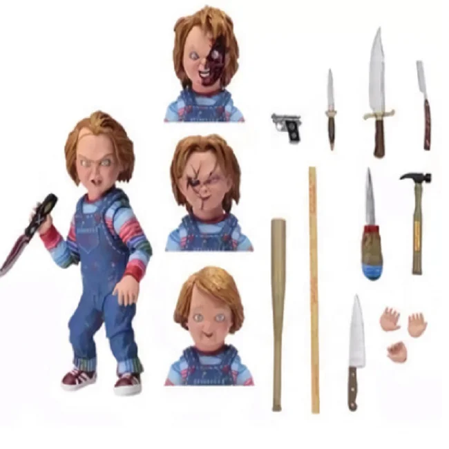 NECA Ghost Baby Return to the Soul doll model Chucky movable face-changeable action figure toys doll