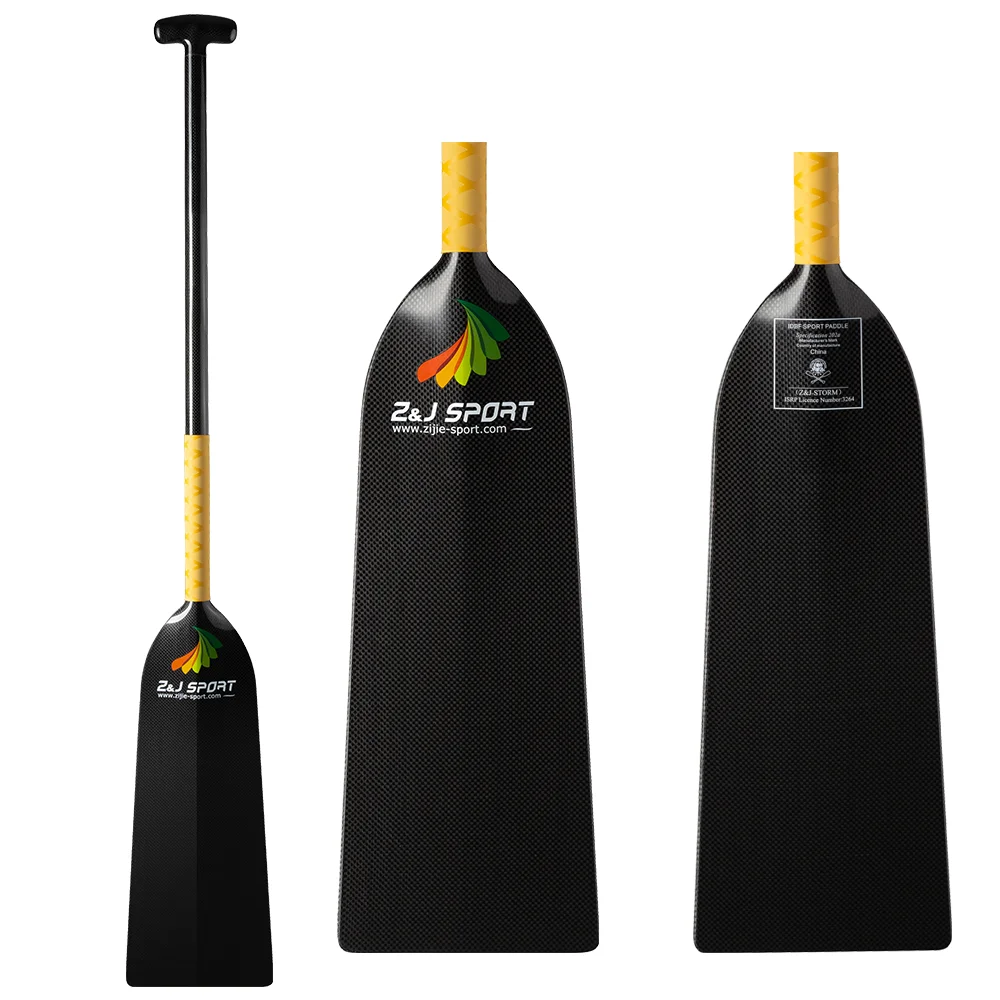ZJ SPORT Discounted IDBF Approved Carbon Fiber Dragon Boat Paddle STORM Model