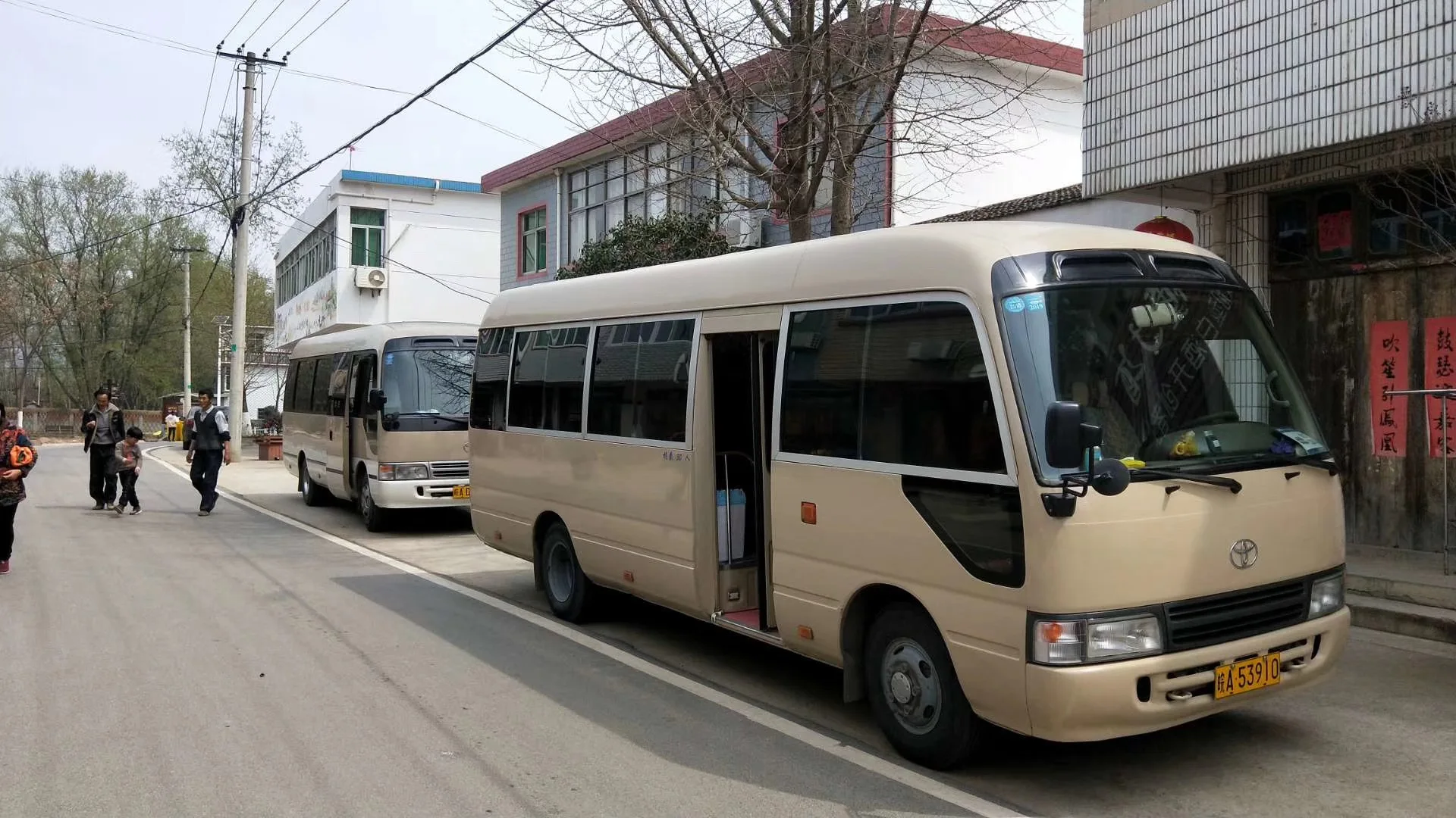 Gasoline Passenger Mini Bus Mini Bus Toyota  Coaster Bus Mini Van 30 Seaters for Sale