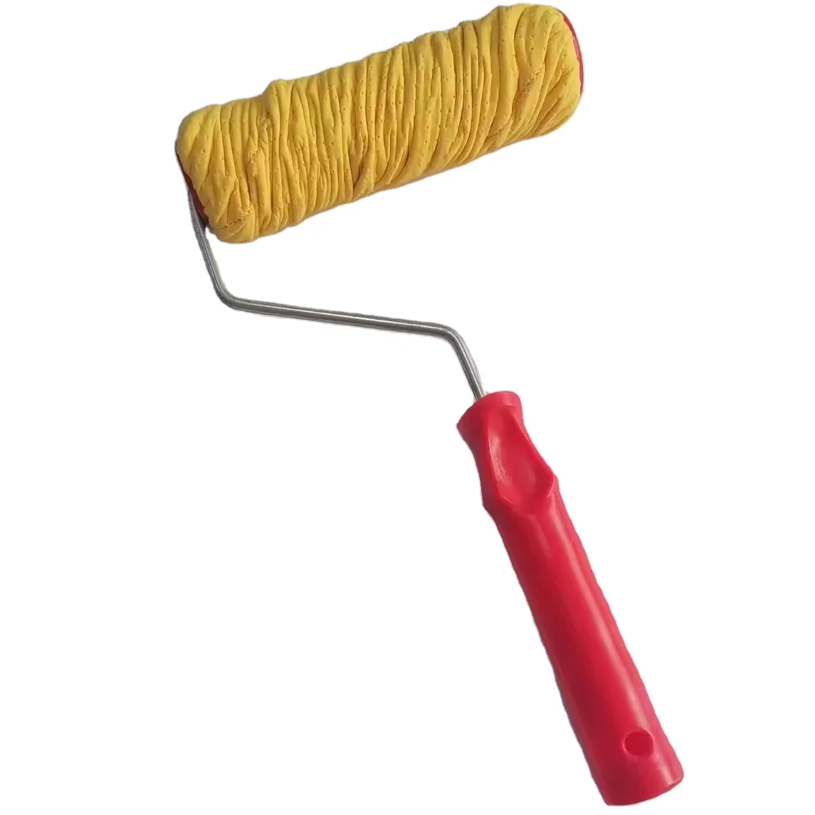 High Quality Professional Curled Strip Leather Decorating Roller Painting Roller and Brush