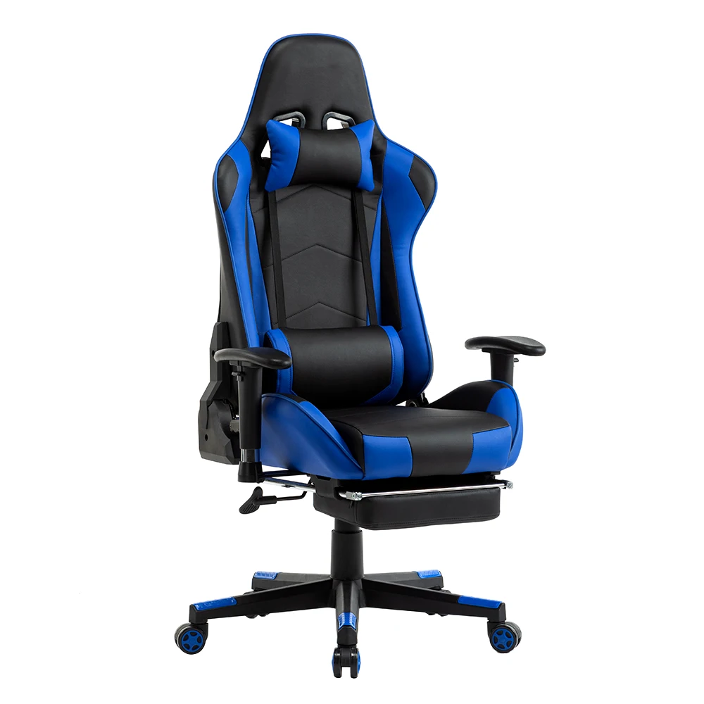 Factory Direct Sale Esport Racing Ergonomic Computer Gaming Chair 2D Silla Gamer 2021 With Footrest