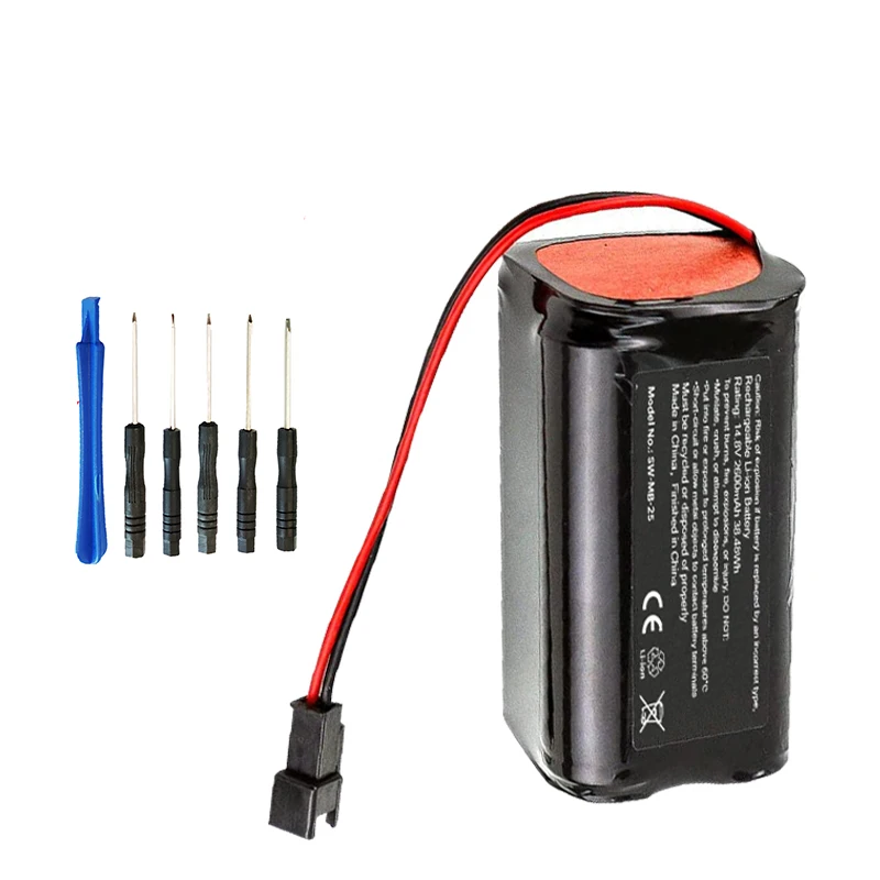 Li-polymer Replacement Battery OEM NEW Mipro MA-101B MA-202 MB-25 MB-25N Wireless Outdoor Speaker Battery 14.8V 2600mAh