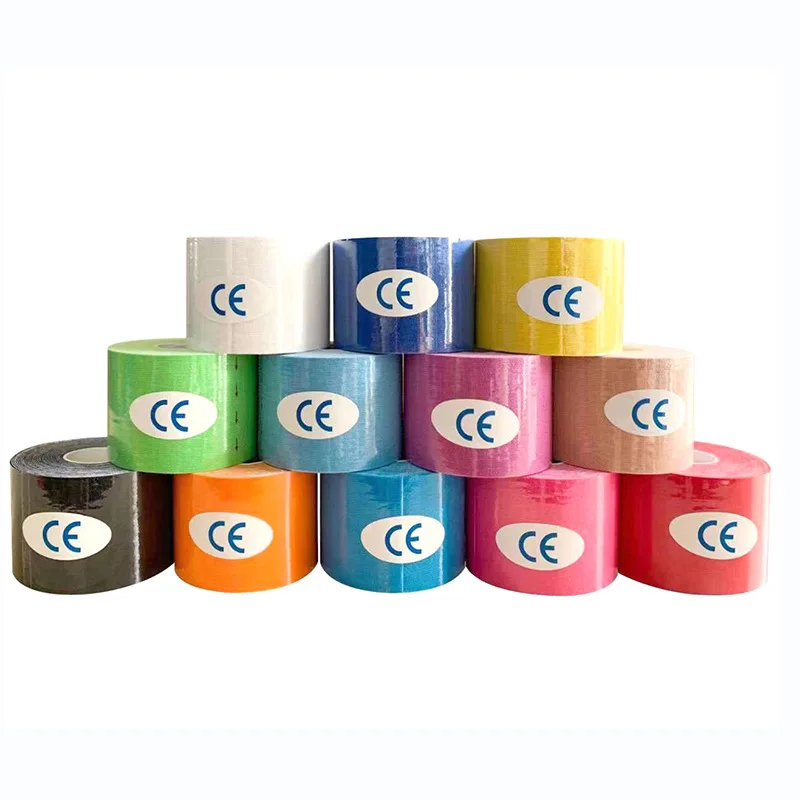 5cm*5m 2.5cm*5m Hot sale Muscle Tape Precut Sports Tape Kinesiology body Tape