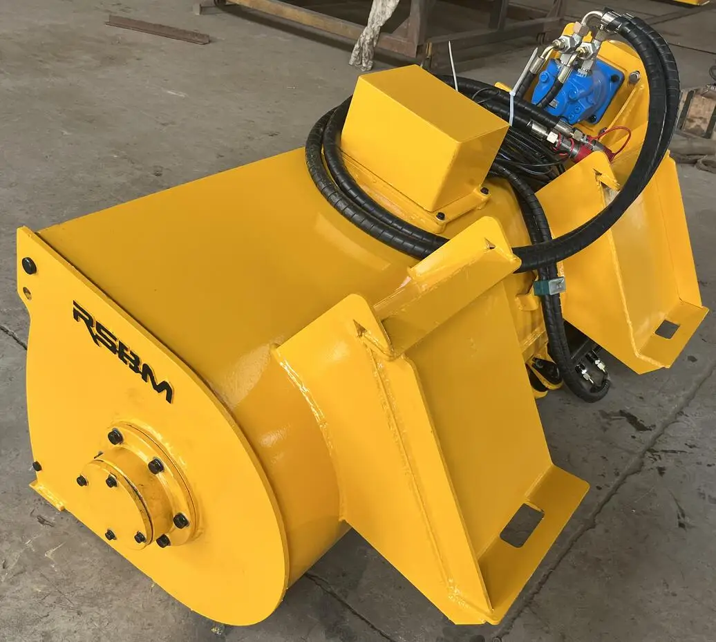 Skid Steer Loader Attachments Cement Mixer Bucket Attachment Mixer Concrete Mixing Bucket for Sale