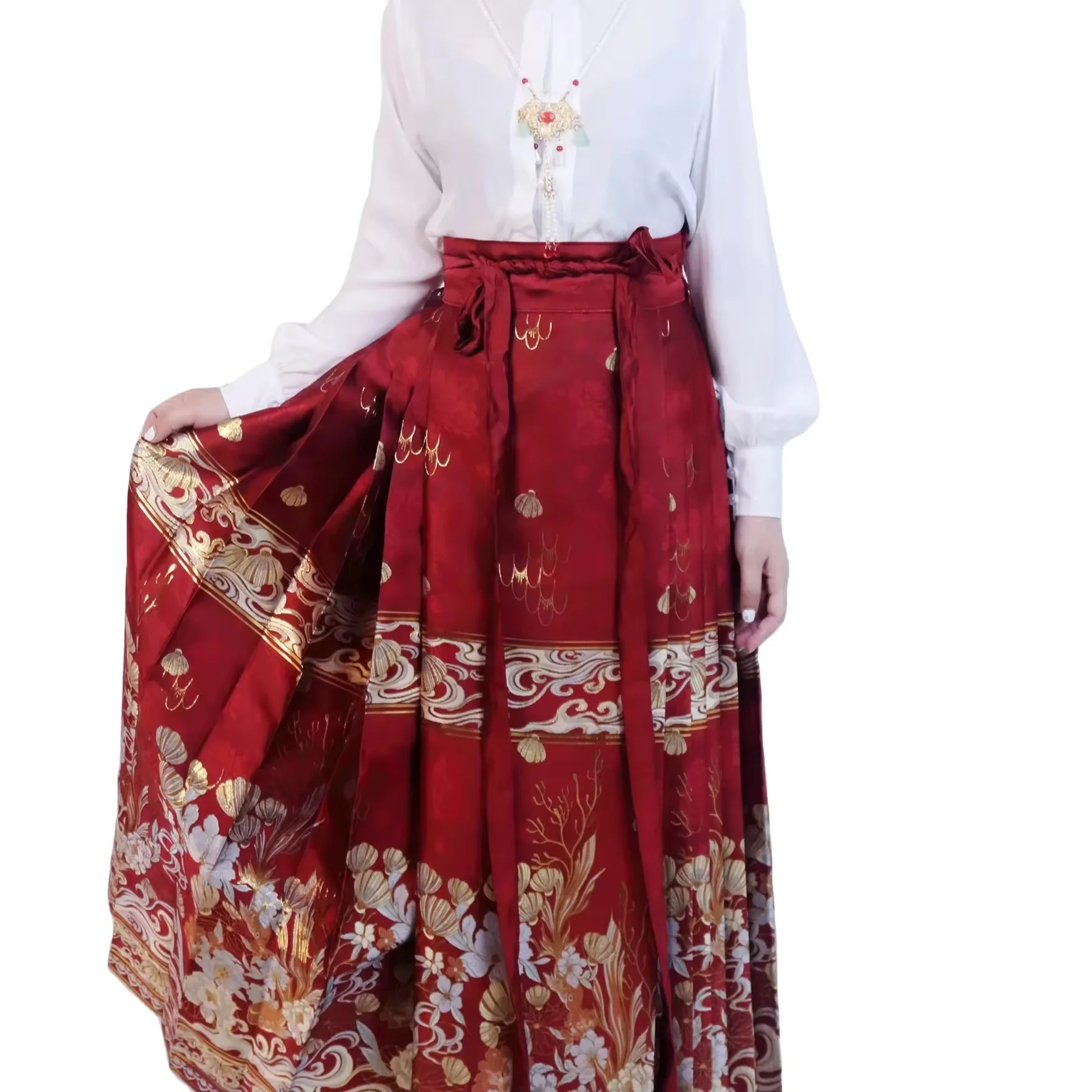 Children Ancient Long Robes Crosstalk Gown Vintage Tang Costumes Chinese Style Mandarin Collar Gown Students Costume