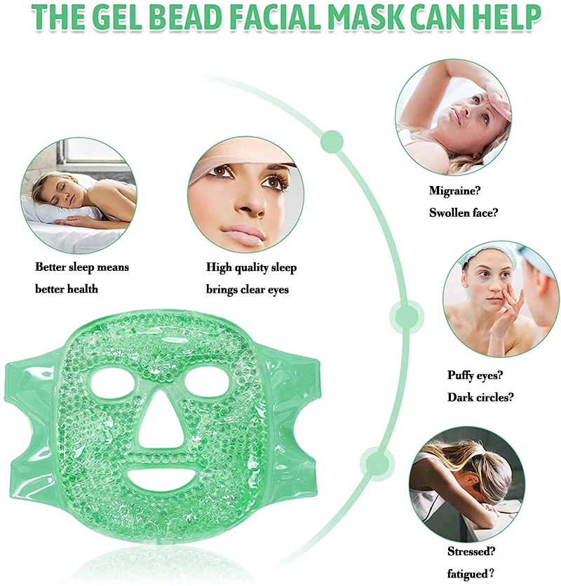 cooling beauty skin care gel hot cold compress cooler bag ice pack reusable ice pack for face