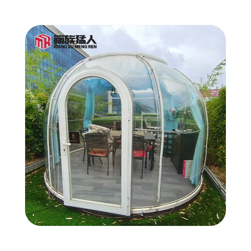 Modern Design Crystal Bubble House for Resort or Luxury Hotel PC Material Waterproof Geodesic Dome Factory Price