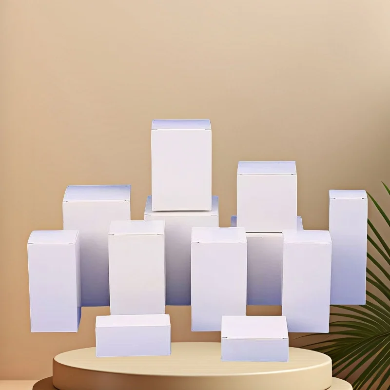 Printed Custom Paper Box Makeup Skin Care Cosmetics White Packaging Box