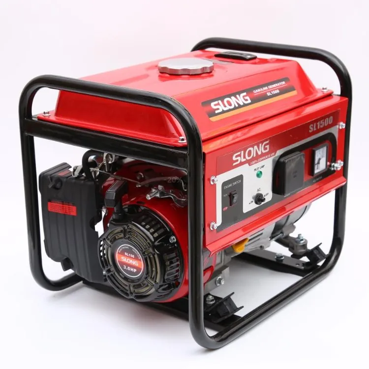 Slong manual and Electric start 850 W MAX 1KW gasoline Generator