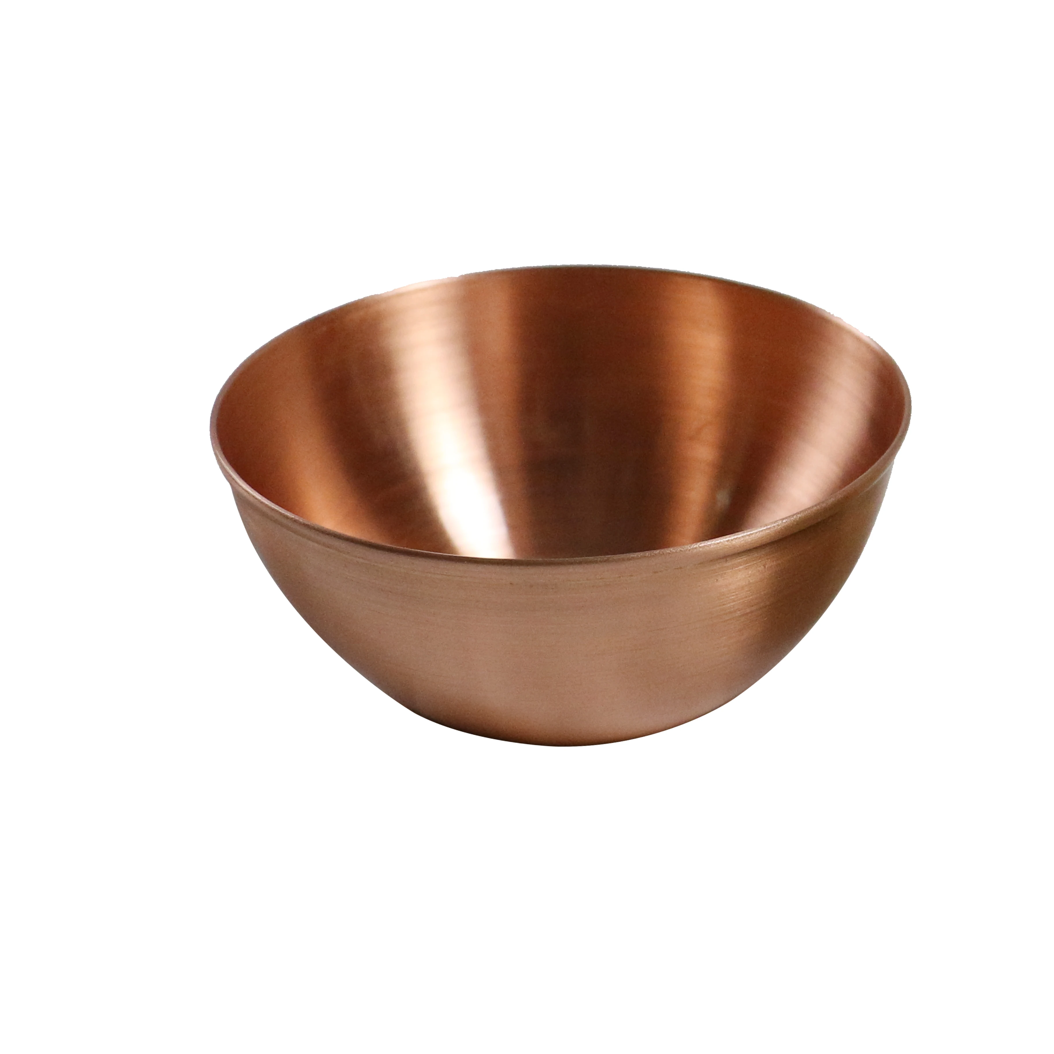 Promotional metal spinning large copper bowl