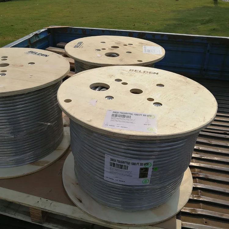 RF cable 1 pair 20AWG belden cable tinned copper conductor with blue PVC jacket rf coaxial Communication Cables