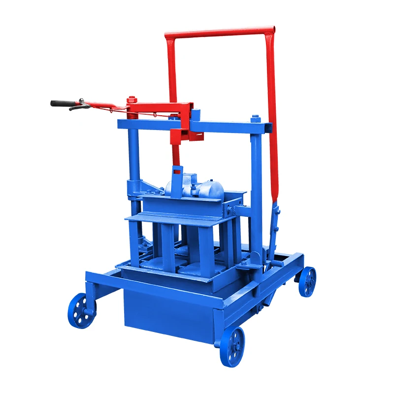 Manual Press Concrete Hollow Fly Ash Block Making Machinery Hydraulic Perforated Cement Clay Brick Maker Machinery