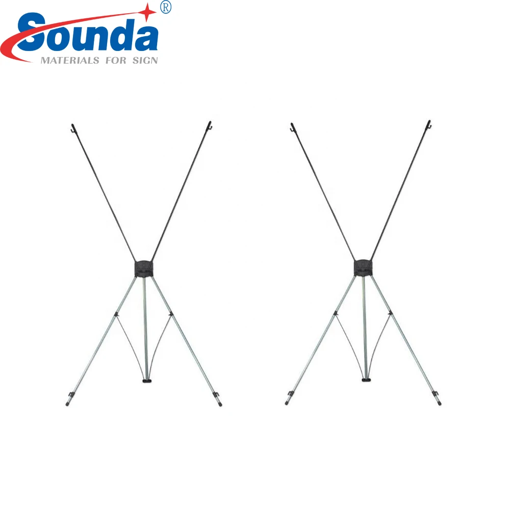 Новейшая индивидуальная цифровая печать наружный стандартный штатив X рамка баннер дисплей Реклама Регулируемый X стенд баннер на продажу