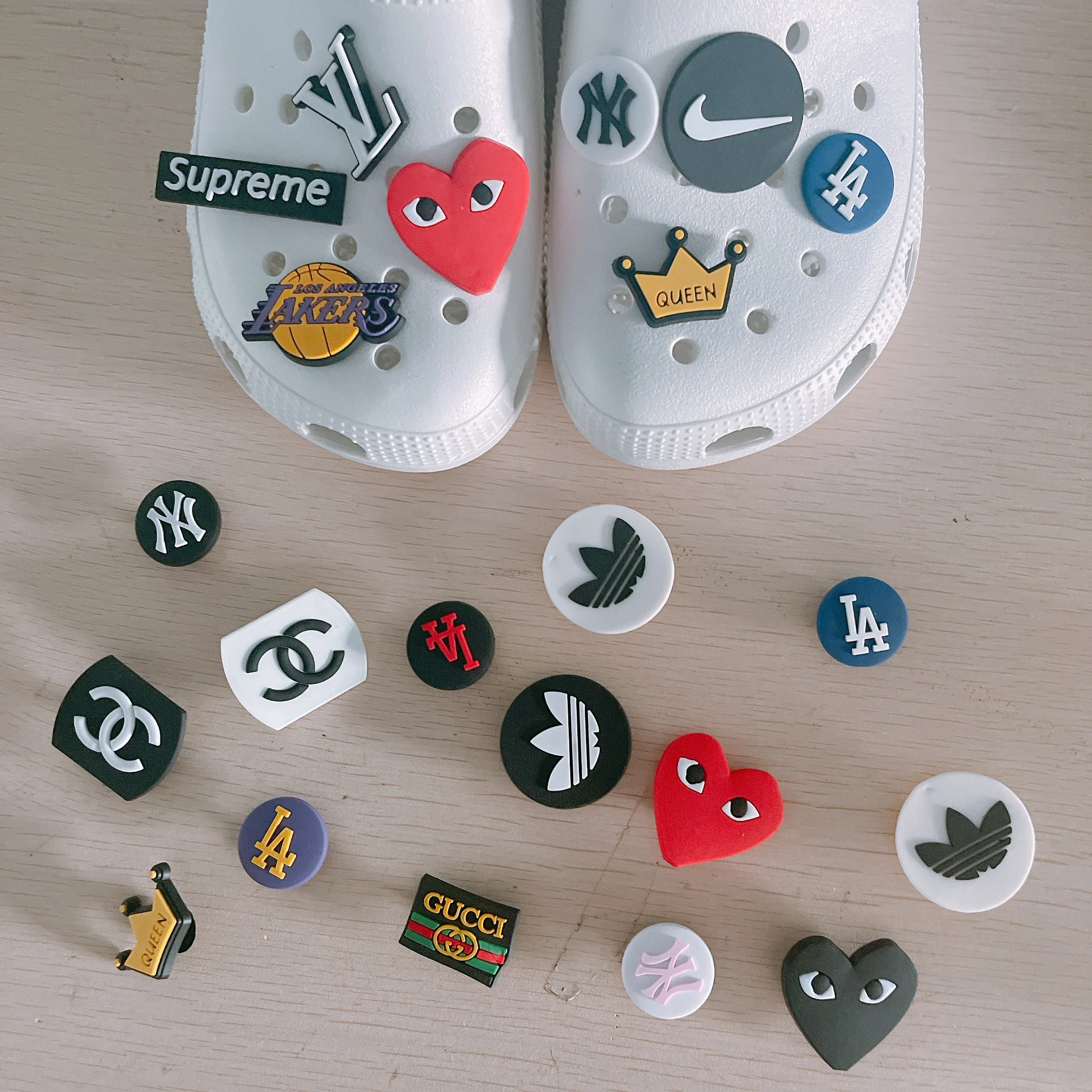 
68pcs Black Lives Matter Shoe Soft Pvc Charms for Croc Clog Shoes Sandals Decoration 