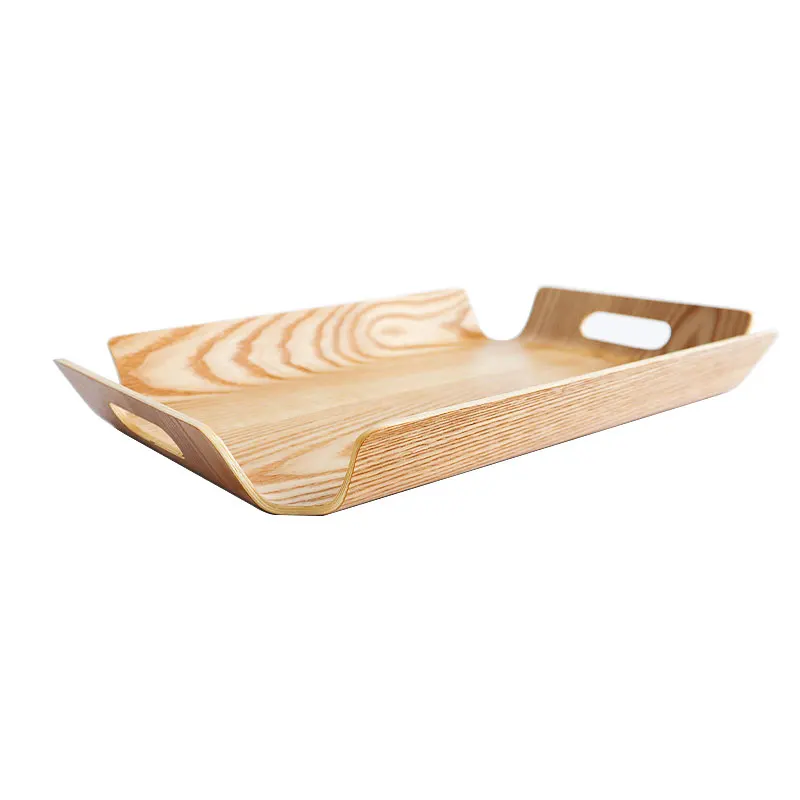 TAOTAOJU Amazon hot sale kitchen accessories kitchen tray customize Tray with handle wooden serving trays food wood pallet