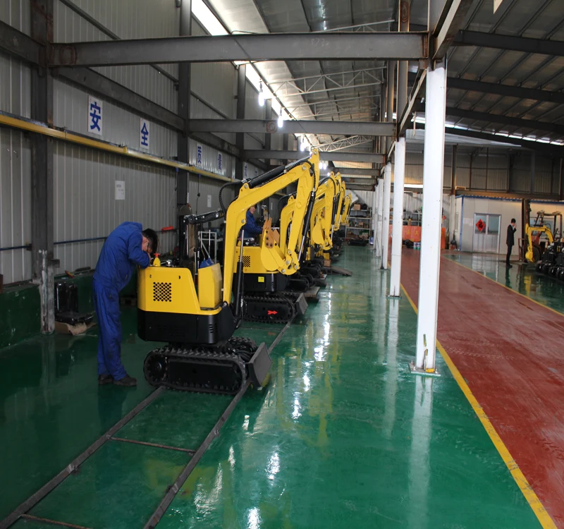 Chinese small hydraulic digger 1 ton mini excavator