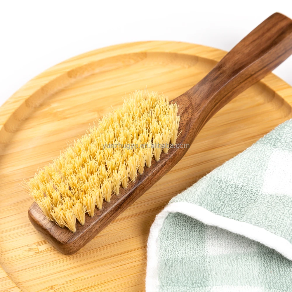 Men Wooden Beard Brush Top Selling OEM Natural Custom Sisal  Hair Logo Item Beauty Pcs Color Pure