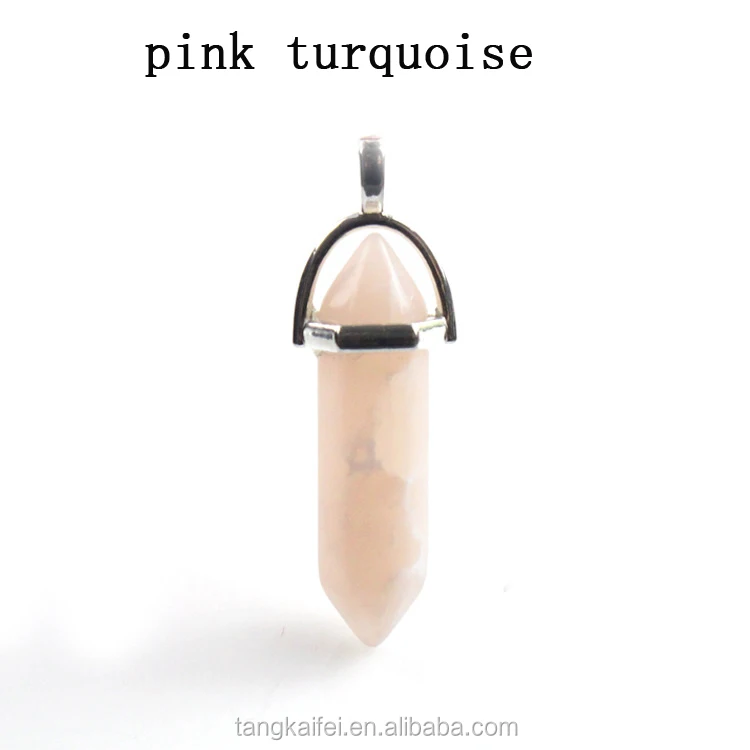 Wholesale    natural Chakra  crystal quartz double point Pendants Crystal Healing Wands for gift