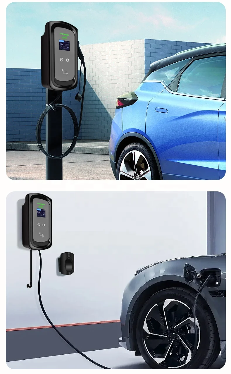 Wallbox 11kw Level 2 Fast Charging Station EV Wall Charger Wall Mount EV Charger