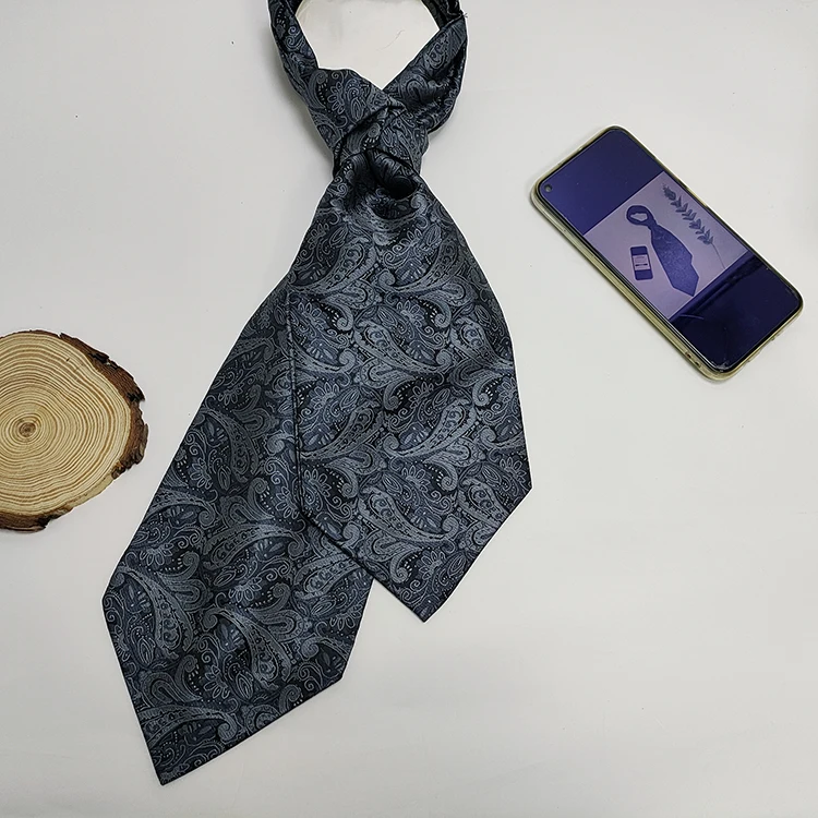 Hand Made Necktie wholesale Custom logo  Digital Printing silk mens tie for Business Party
