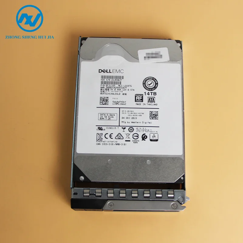 Dell Server Hard Disk Drive 14TB SATA 3.5inch HDD 7200RPM Dell Hard Drive