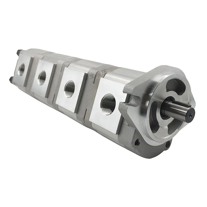 Zhengquan HGP-3333A-F11/11/11/11R HGP 4 stages four gear pump high pressure hydraulic oil pump hardware mechanical booster pump