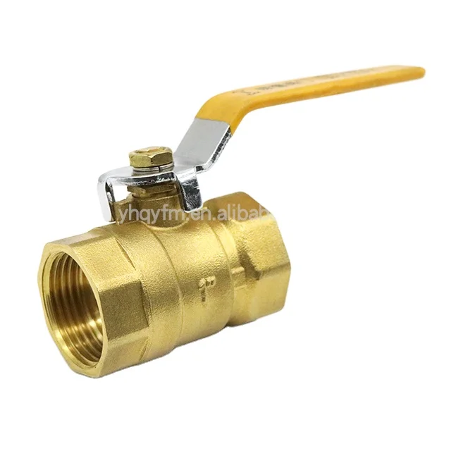 QY female thread ball valve Brass Ball Valve water high quality factory made valves