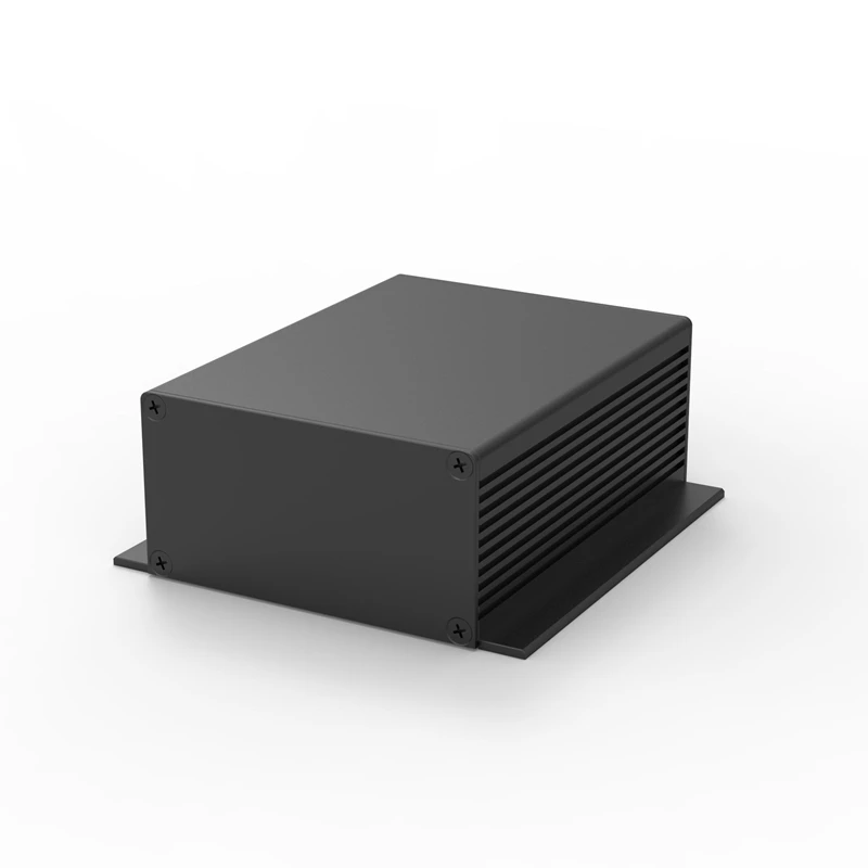 
97*40.5-130 handheld enclosure extruded aluminum heatsink with battery compartment 