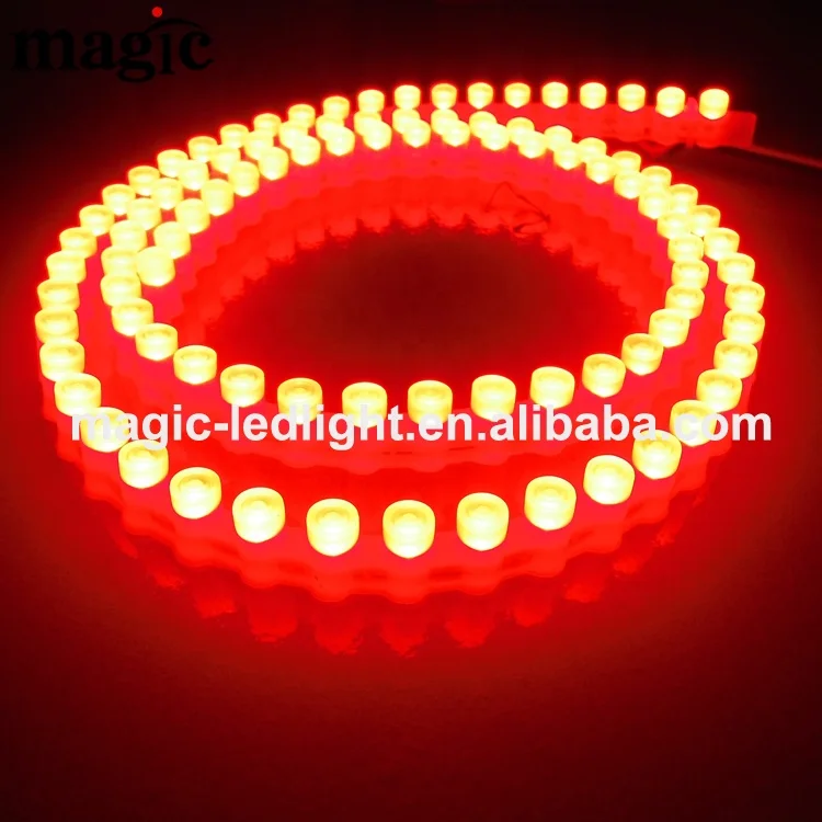 flexible Red Blue Green White Amber yellow DC12V Waterproof 96 LED Sign Great Wall DIP led strip