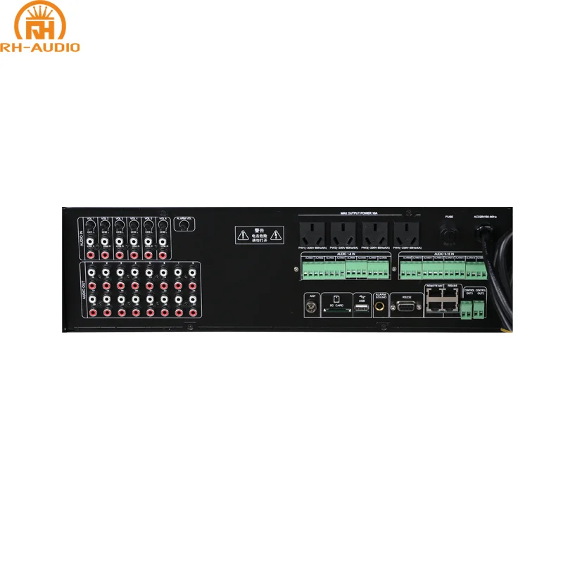RH-AUDIO 16 зонами цифровые аудио матрица с ЖК-экраном RH2816S лучший звук системы