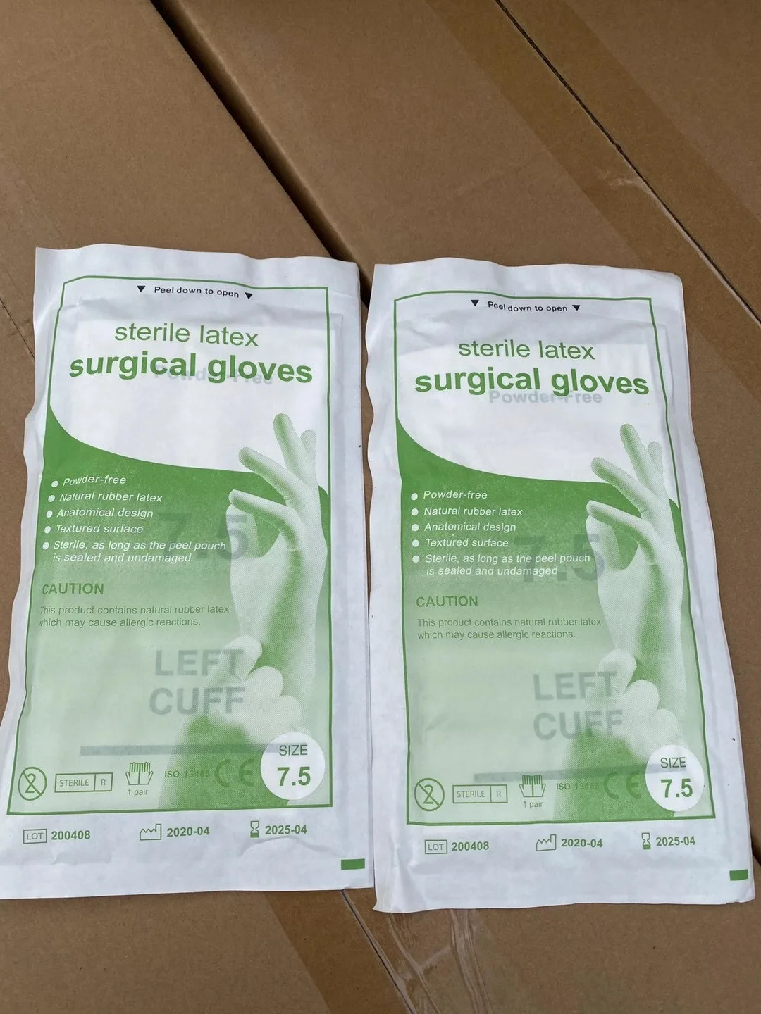 Powder free latex surgical glovees disposable for medical examination hospital use guantes latex