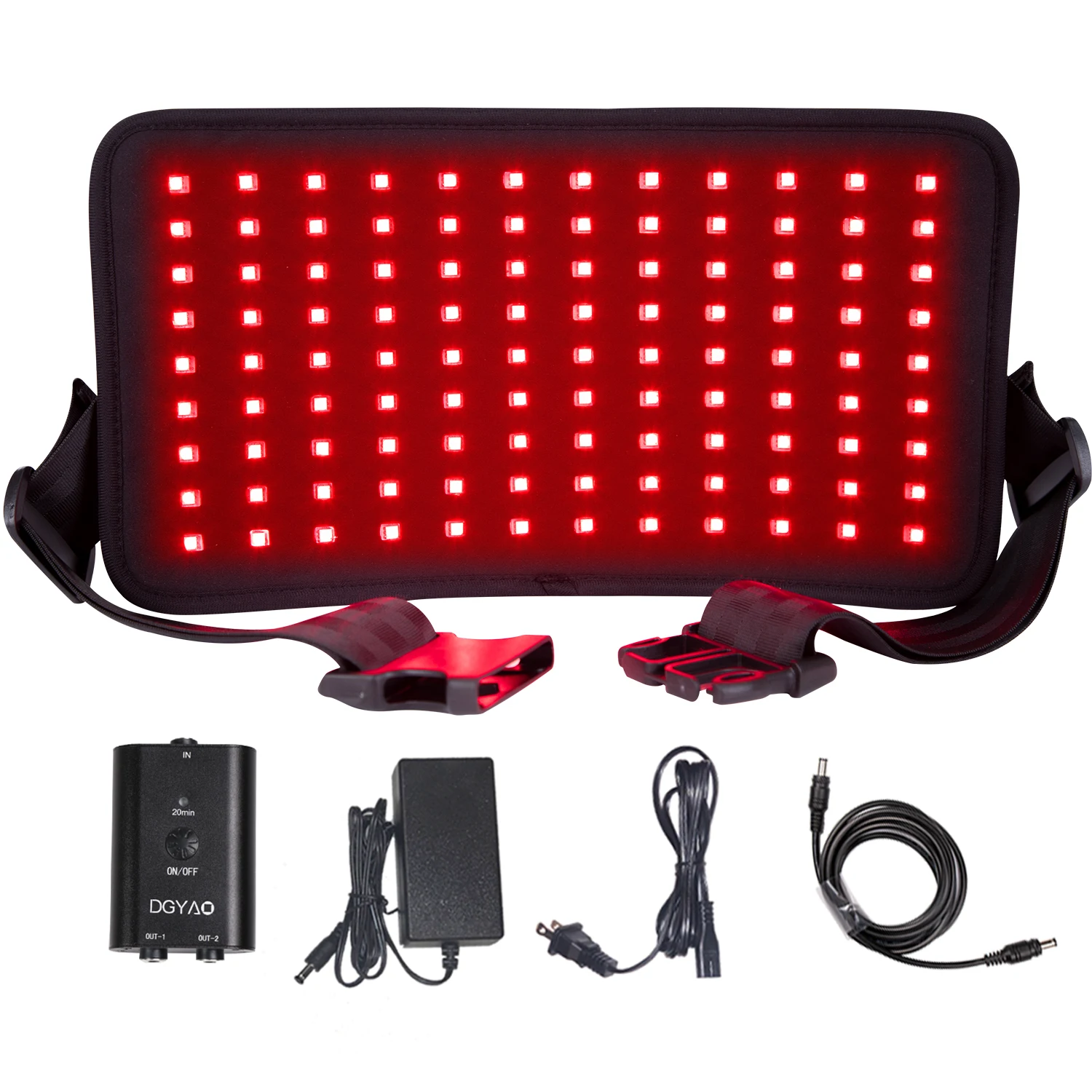DGYAO Red LED Light Therapy Panel Near Infrared Light Therapy Device Red Infrared Light Therapy Belt