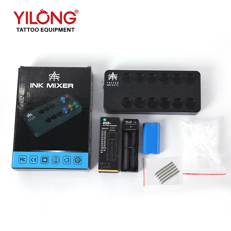 Permanent Makeup Tattoo Pigment Ink Mixer Magnetic Tattoo ink Mixer Ink Colors Shake Machine Wireless
