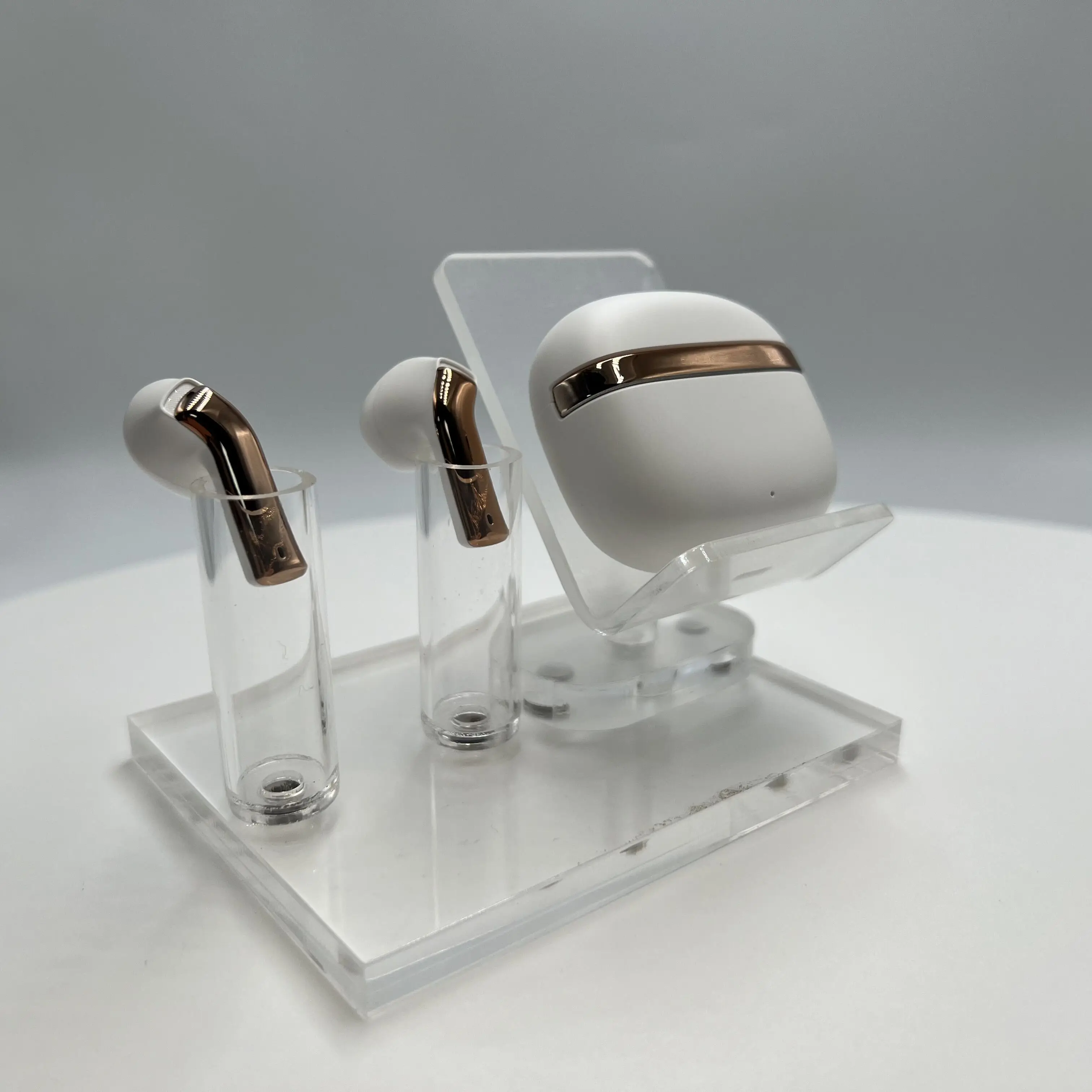 New design  True Wireless Stereo Type c Earphones gold shining design boat earphone with Microphone TWS earbuds