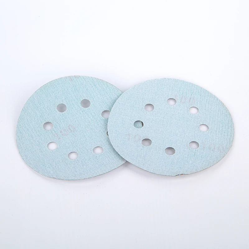 round garnet disc sandpaper 8 holes sand paper abrasive