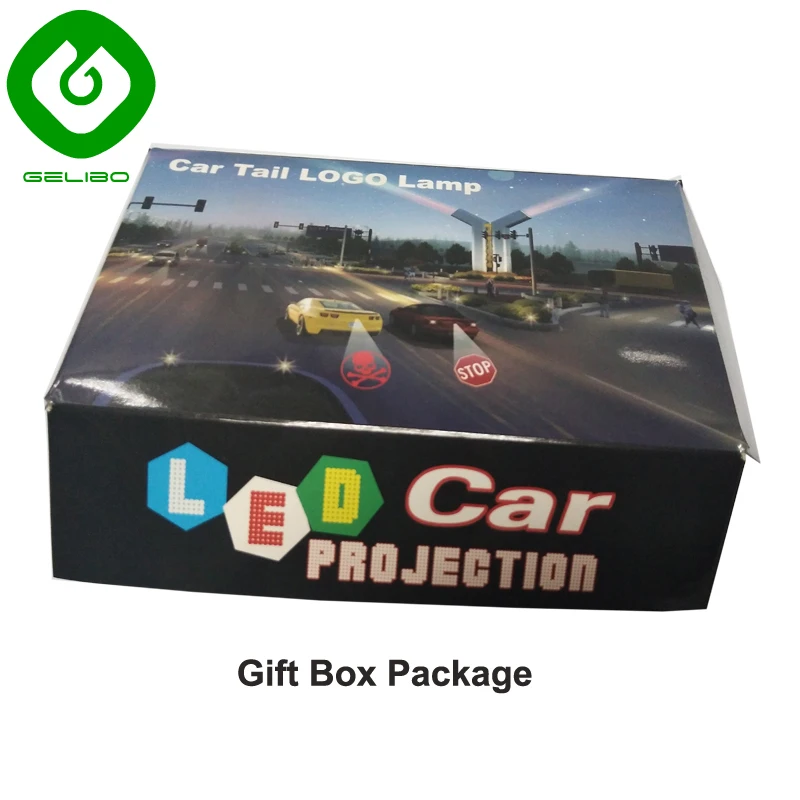 Wholesale New LED Logo Laser Projector Light for Motorcycle and Car Tail Projection lamp for automobile Auto accessories