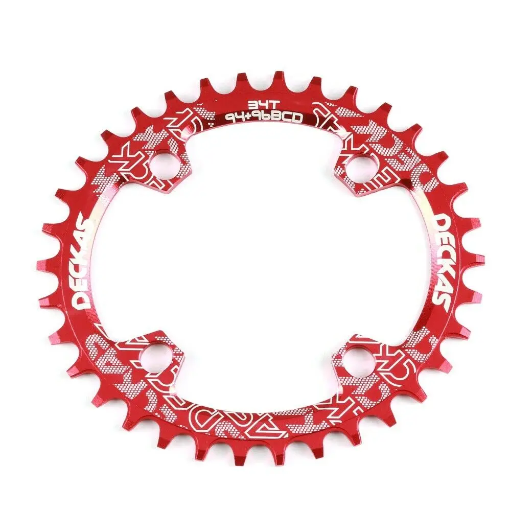 
DECKAS 94+96BCD Chainring Chainwheel Round Oval 32T 34T 36T 38T MTB Bike Bicycle 