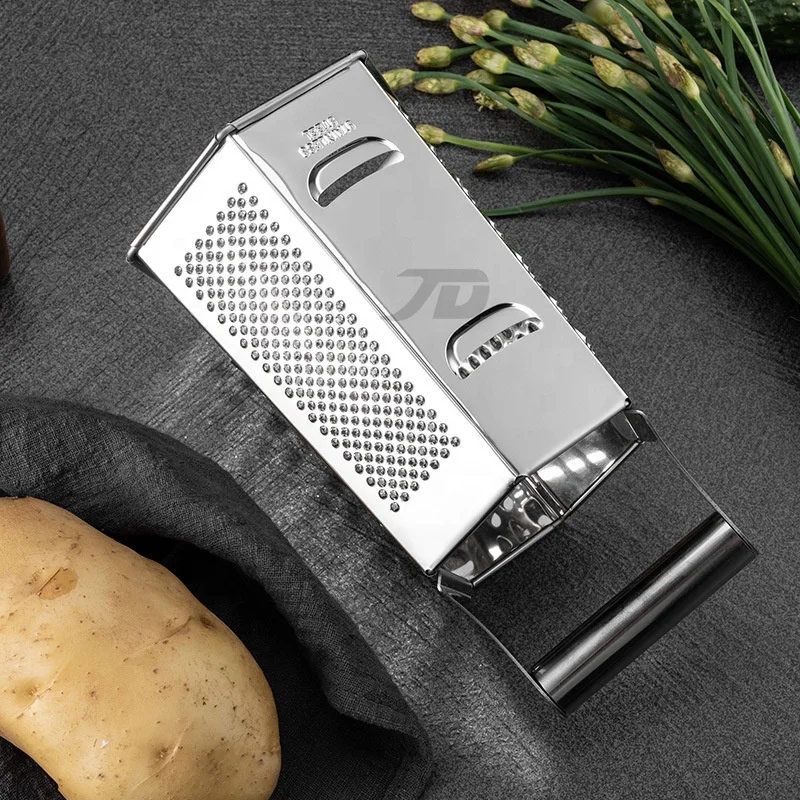 Stainless Steel Six-sided Planer Vegetable Fruit Slicer Multi Function Kitchen Grater For Potato Cucumber