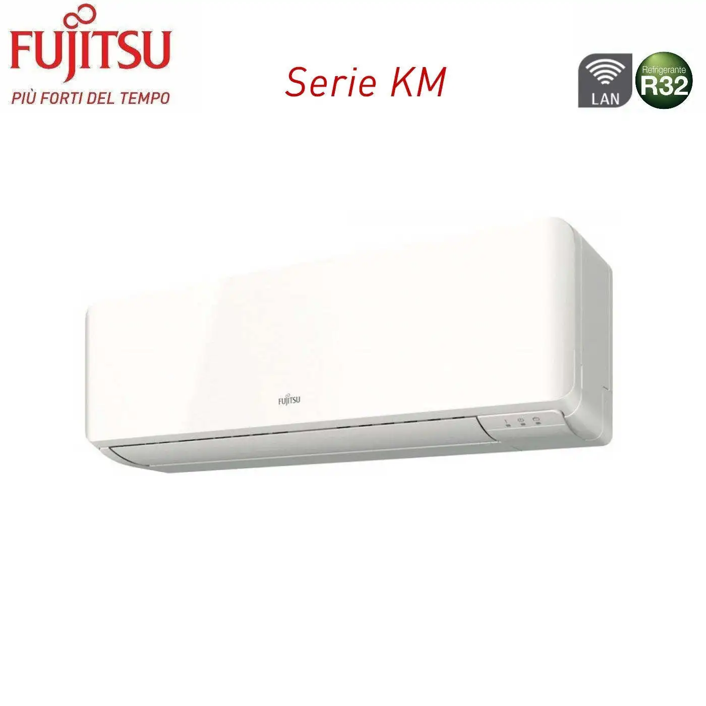 Unità Interna a Parete Fujitsu serie KM 14000 Btu ASYG14KMCF R-32 Wi-Fi Integrato